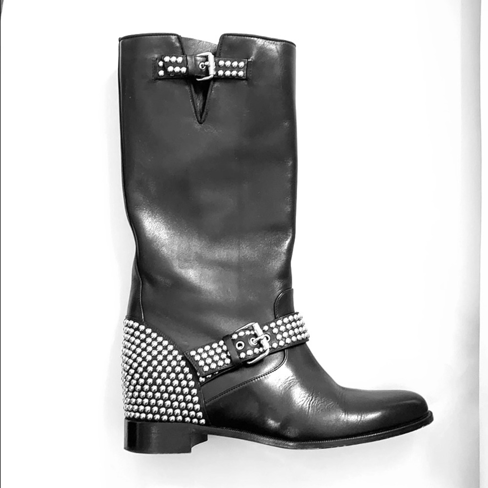 Christian Louboutin Studded Leather Boots